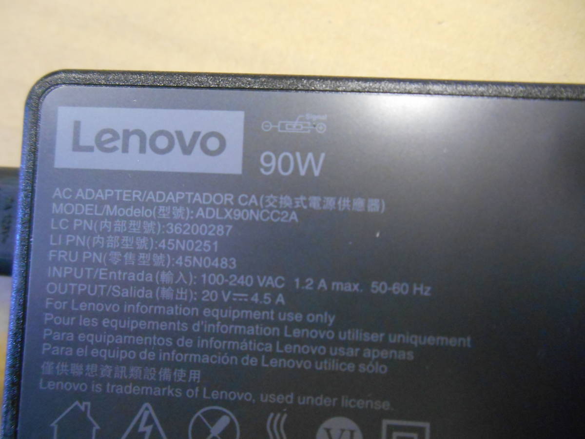 Lenovo ThinkPad USB-C Dock DK1633 (TYPE 40A9) 90W AC付き (12_画像5