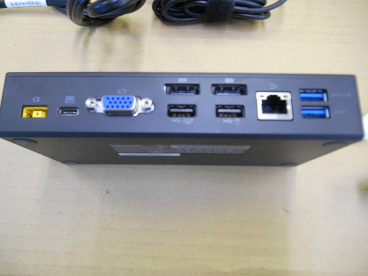 Lenovo ThinkPad USB-C Dock DK1633 (TYPE 40A9) 90W AC付き (13_画像3