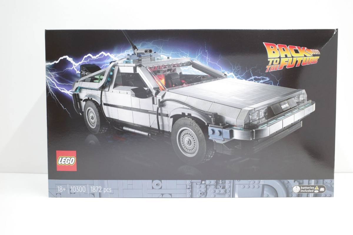 LA36D◆未開封 レゴ 10300 LEGO BACK TO THE FUTURE バックトゥザフューチャー BTTF デロリアン 限定品 1872pcs 未組立 ブロック_全体像