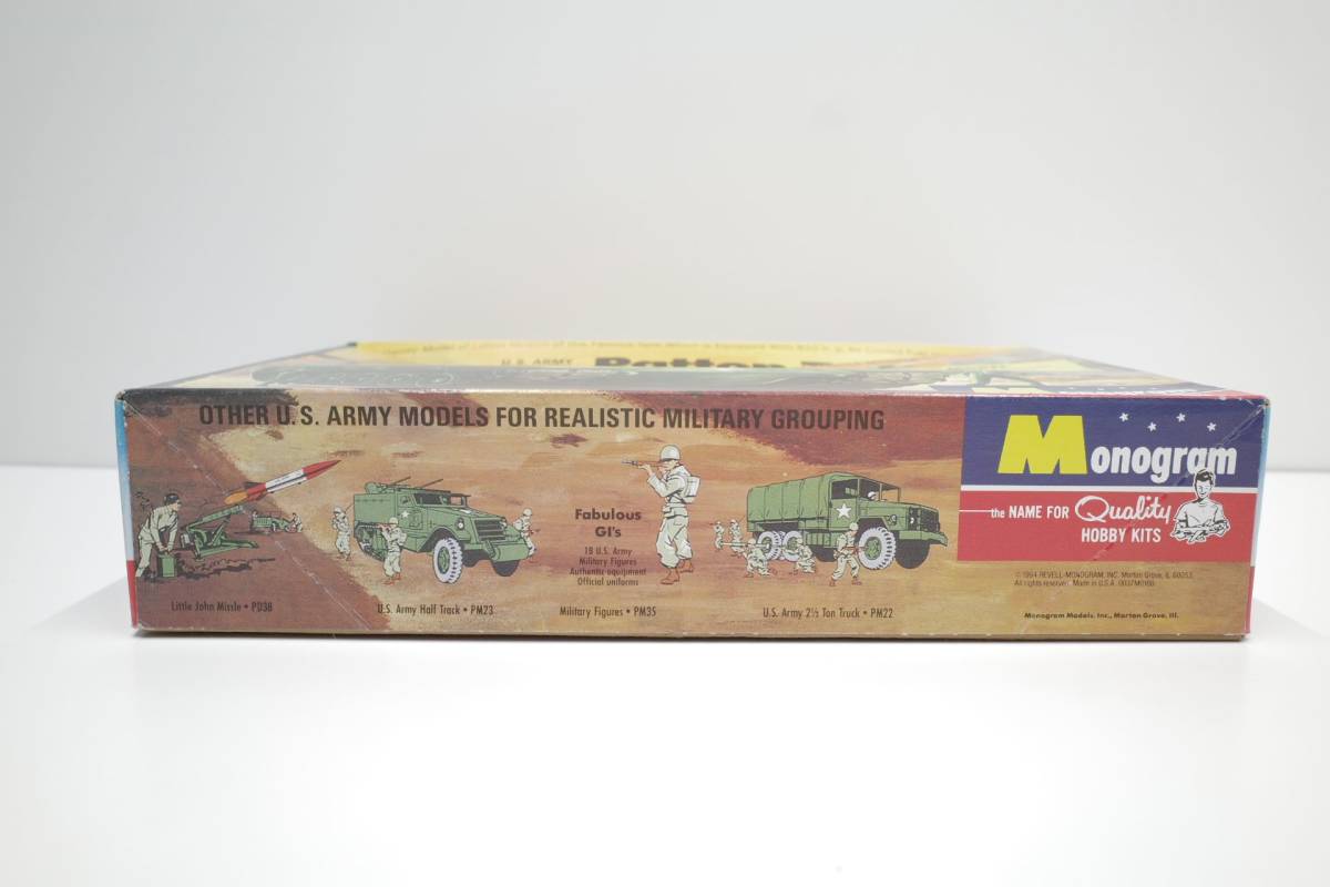 PH07B◆現状品 PM37-198 モノグラム MONOGRAM 1/35 アメリカ陸軍 М48A2 50トン 戦車 パットン US ARMY Patton Tank 絶版 当時物 未組立_画像9