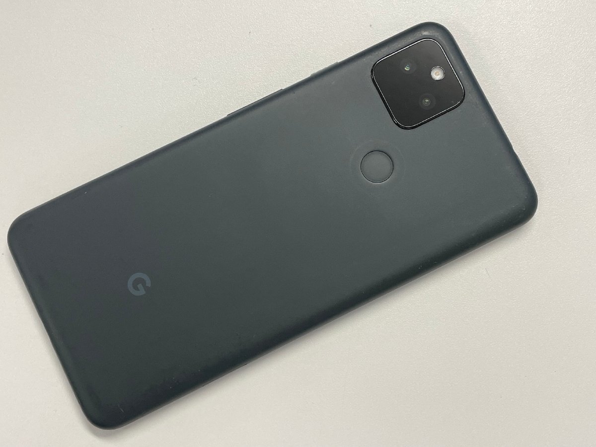 SoftBank Google Pixel 5a (5G) Mostly Black SIMロック解除済 ジャンク_画像2