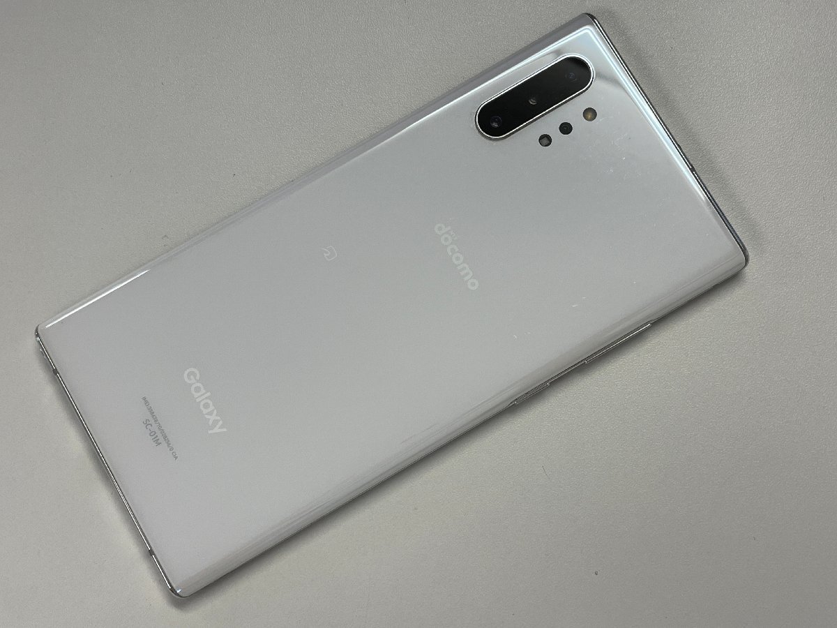 docomo SAMSUNG Galaxy Note10+ SC-01M Aura White SIMロック解除済