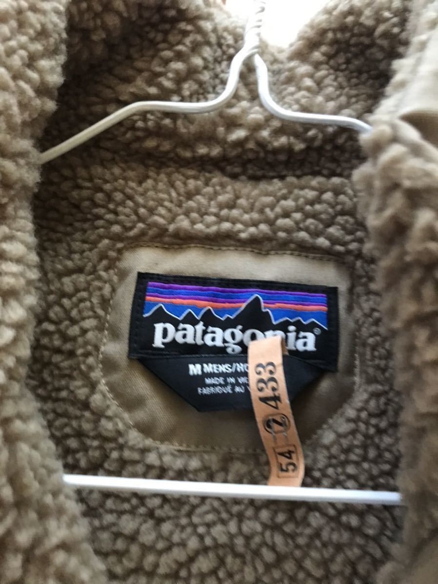 冬前に早物勝ち良質 ＦＡ１７モデル patagonia パタゴニア Maple Grove Canvas JKT メープルグローブキャンバスＪＫ サイズＭ　ベージュ_画像5