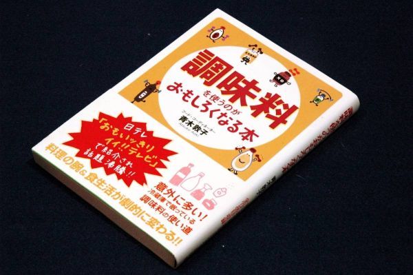 旧版■青木敦子【調味料を使うのがおもしろくなる本】扶桑社文庫+帯■調味料全73品目収録-和食調味料.ハーブ＆エスニック_画像1