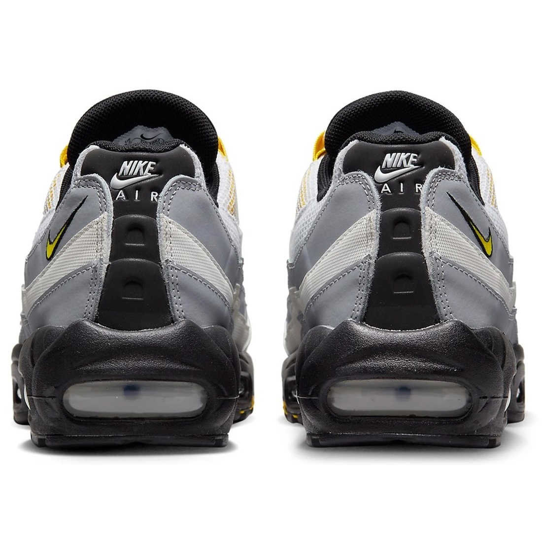 ☆NIKE AIR MAX 95 ESSENTIAL 白/黄/黒/灰 25.5cm ナイキ エア マックス 95 エッセンシャル DQ3982-100_画像5