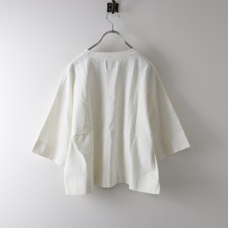 美品 ピュアルセシン pual ce cin コットン 刺繍 Tシャツ 2点セット/ホワイト ベージュ トップス【2400013610056】_画像3