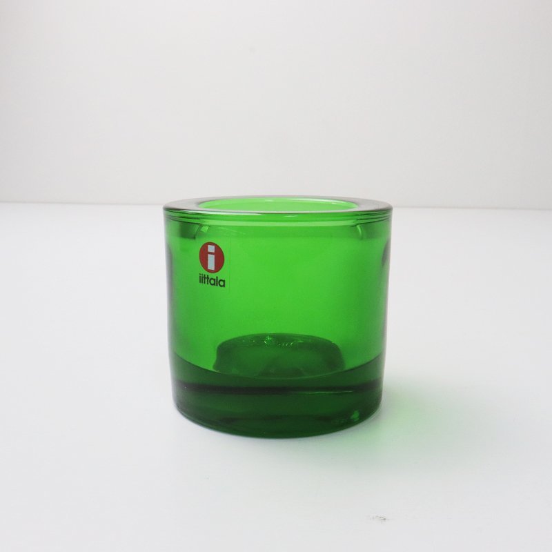 美品 iittala イッタラ marimekko マリメッコ Kivi キビ キャンドルホルダー/グリーン【2400013625876】_画像3