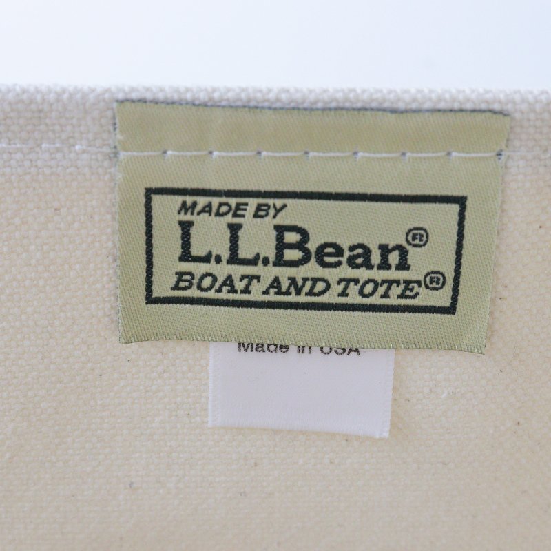 エルエルビーン L.L.Bean キャンバス トートバッグ/キナリ×ブラウン【2400013633635】_画像7