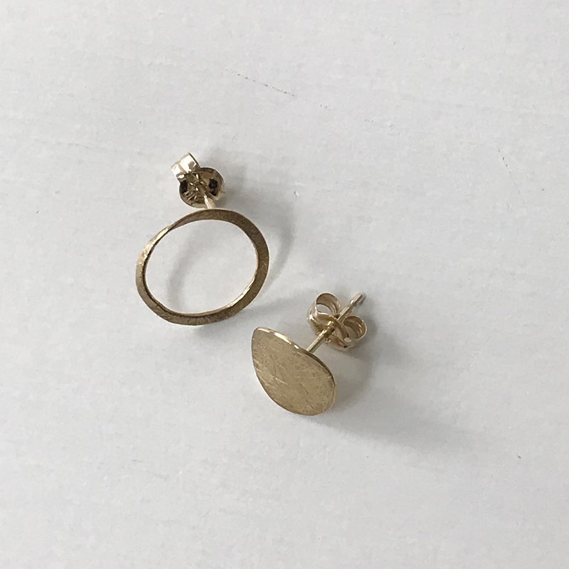 美品 アトリエダンタン Atelier d'antan 真鍮 モチーフ ピアス/ゴールド 両耳用【2400013618434】_画像2