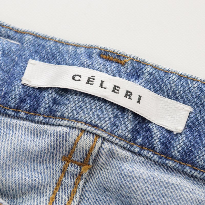 ドゥーズィエムクラス DEUXIEME CLASSE セルリ CELERI Side Slit Denim サイドスリットデニムパンツ 34/インディゴ【2400013604802】_画像7