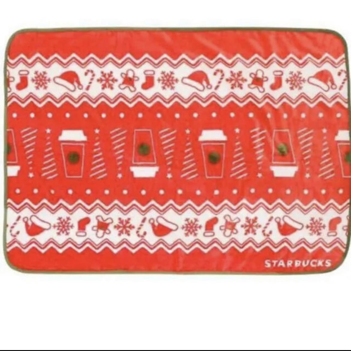 新品　スタバ限定　ホリデー　ビッグレッドカップ＆ブランケットクリスマス　ビック スターバックス STARBUCKS