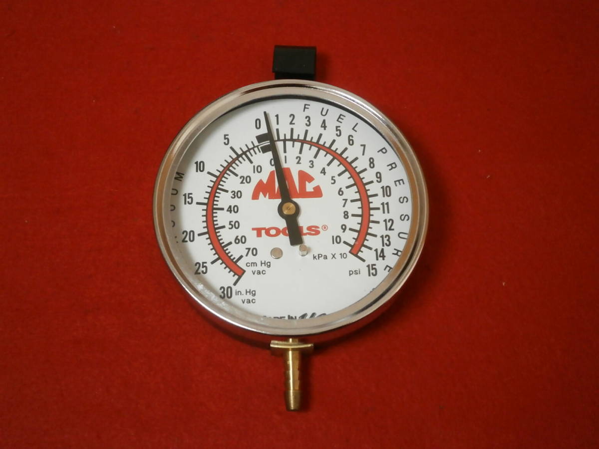  Mac tool mactools vacuum fuel pressure gauge VG3 japanese manual attaching 