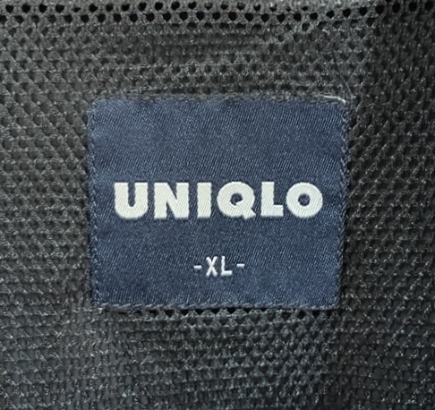 UNIQLO ユニクロ アノラックパーカー ブラック 黒 XL 90s オールド ビンテージ_画像3