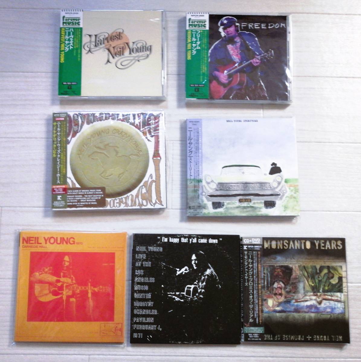 ニールヤング CD 35セット DVD 3未開封・CD 41枚 紙ジャケット・帯付多し NEIL YOUNG 美品 グッズ_画像4