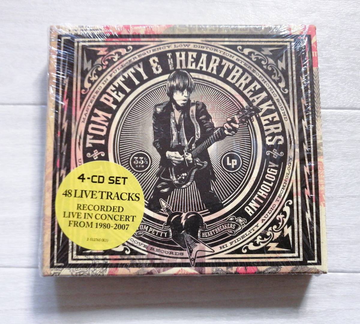 送料160 Tom petty and the Heartbreakers CD 4枚組 LIVE IN ＣONCERT ＦROM 1980-2007 紙ジャケット 美品グッズ _画像1