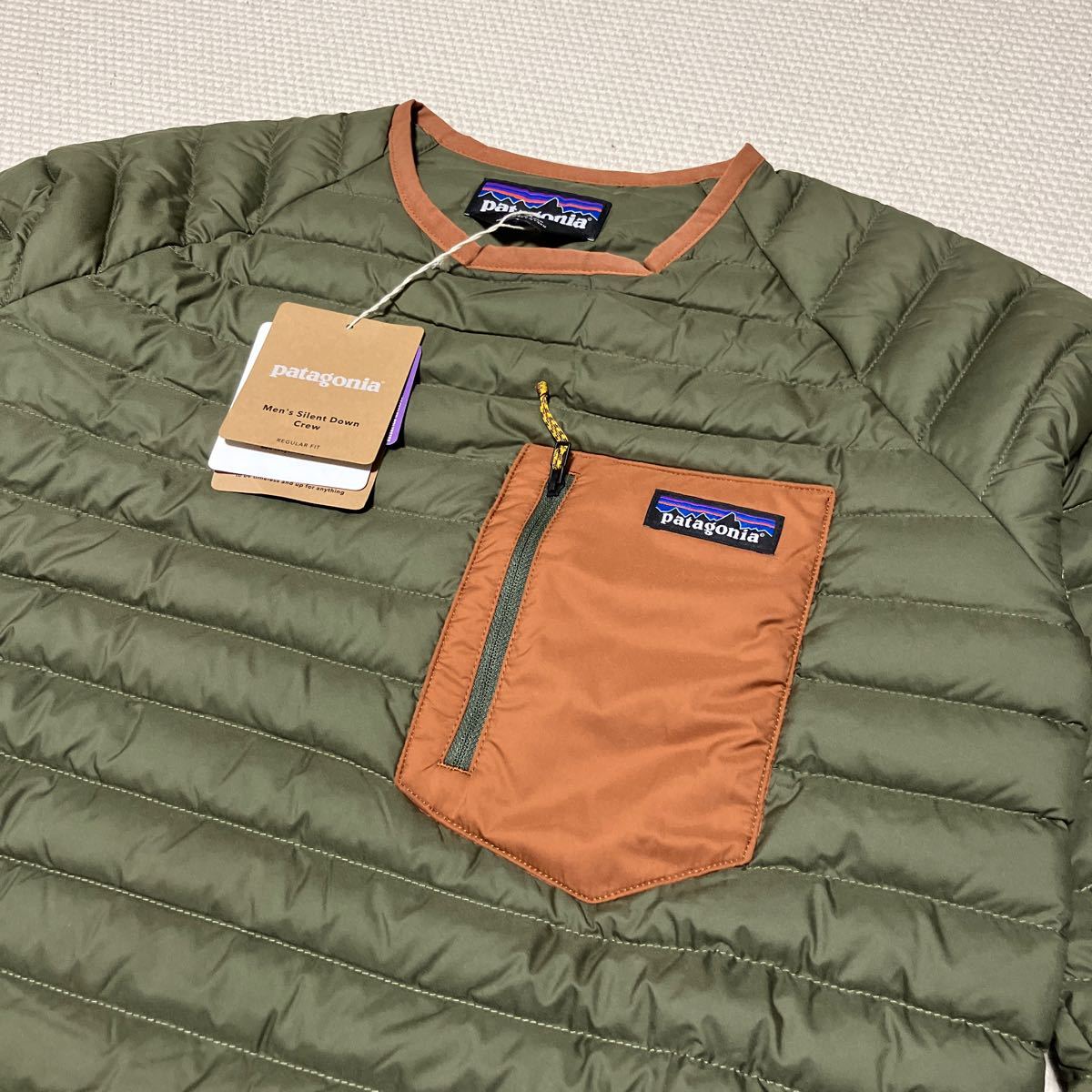 ★ パタゴニア ★ PATAGONIA ★ メンズ サイレントダウンクルー サイズXS 新品 ダウンジャケット ダウンセーター_画像2