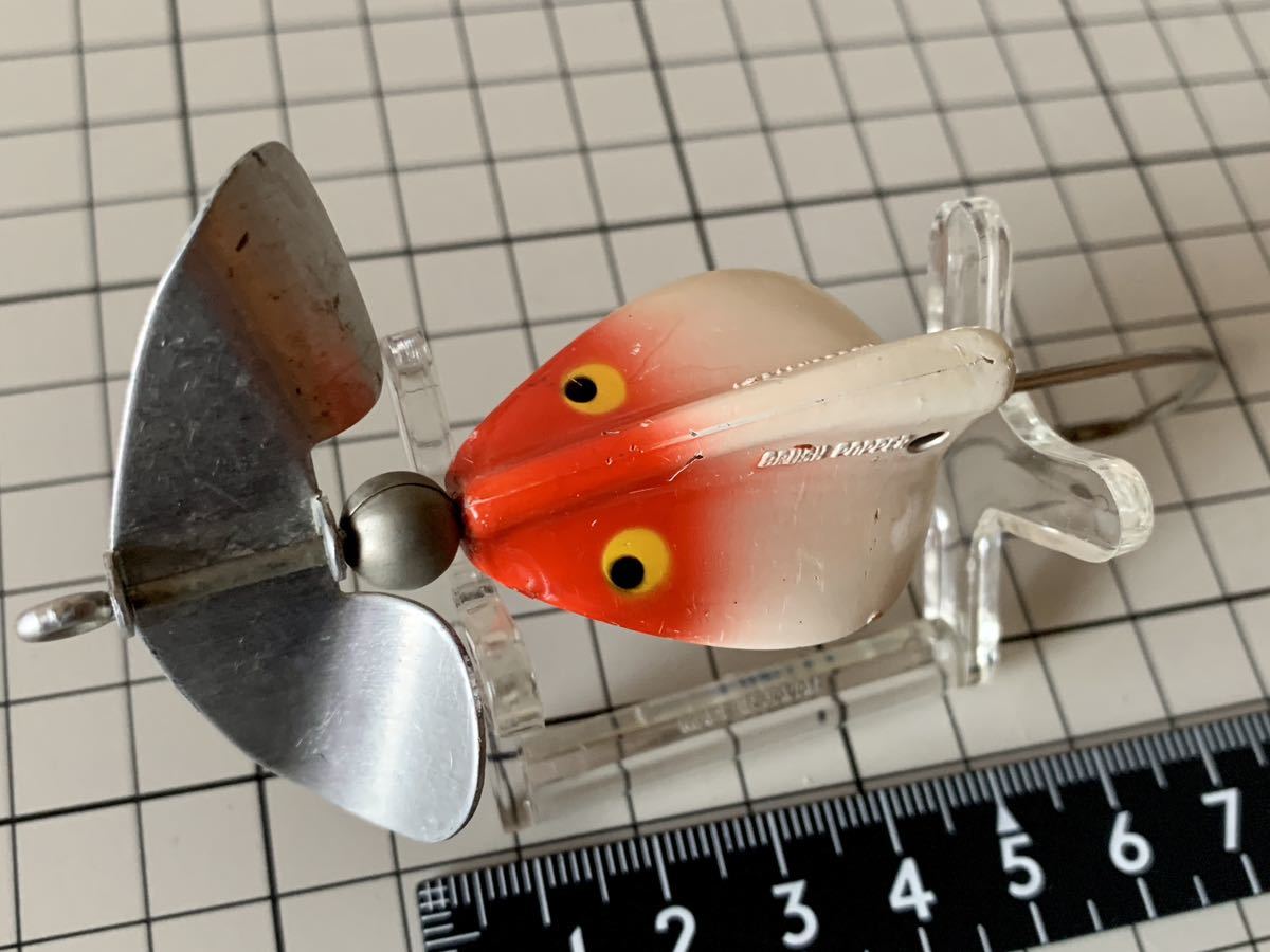 ヘドン ブラッシュ ポッパー HEDDON BRUSH POPPER オールド old B級ルアー 送料230円 バズ サーフェイス ウィード レア_画像1