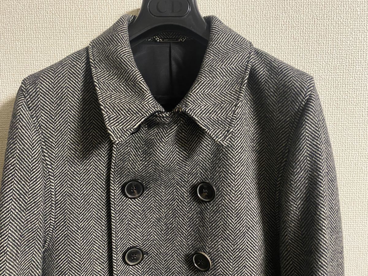 04aw dior homme ダブルロングコート Pコート ディオールオム 44 04aw dior homme ダブルロングコート Pコート ディオールオム 44