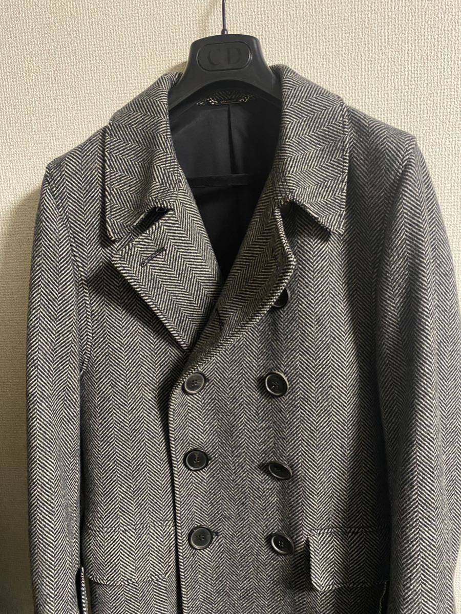 04aw dior homme ダブルロングコート Pコート ディオールオム 44 04aw dior homme ダブルロングコート Pコート ディオールオム 44