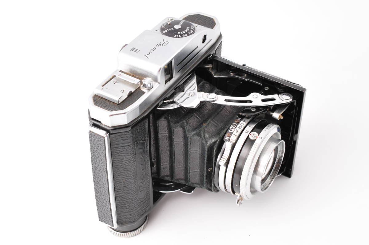 【難あり品(ジャンク）】 KONICA PEARL III Rangefinder Film Camera 6x4.5 75mm F/3.5 コニカ レンジファインダーカメラ 1009 2571_画像2