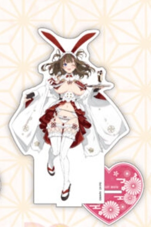 鴇 BIGアクリルスタンド 和風バニー 閃乱カグラ ポップアップショップ 鴇 BIGアクリルスタンド 和風バニー 閃乱カグラ ポップアップショップ