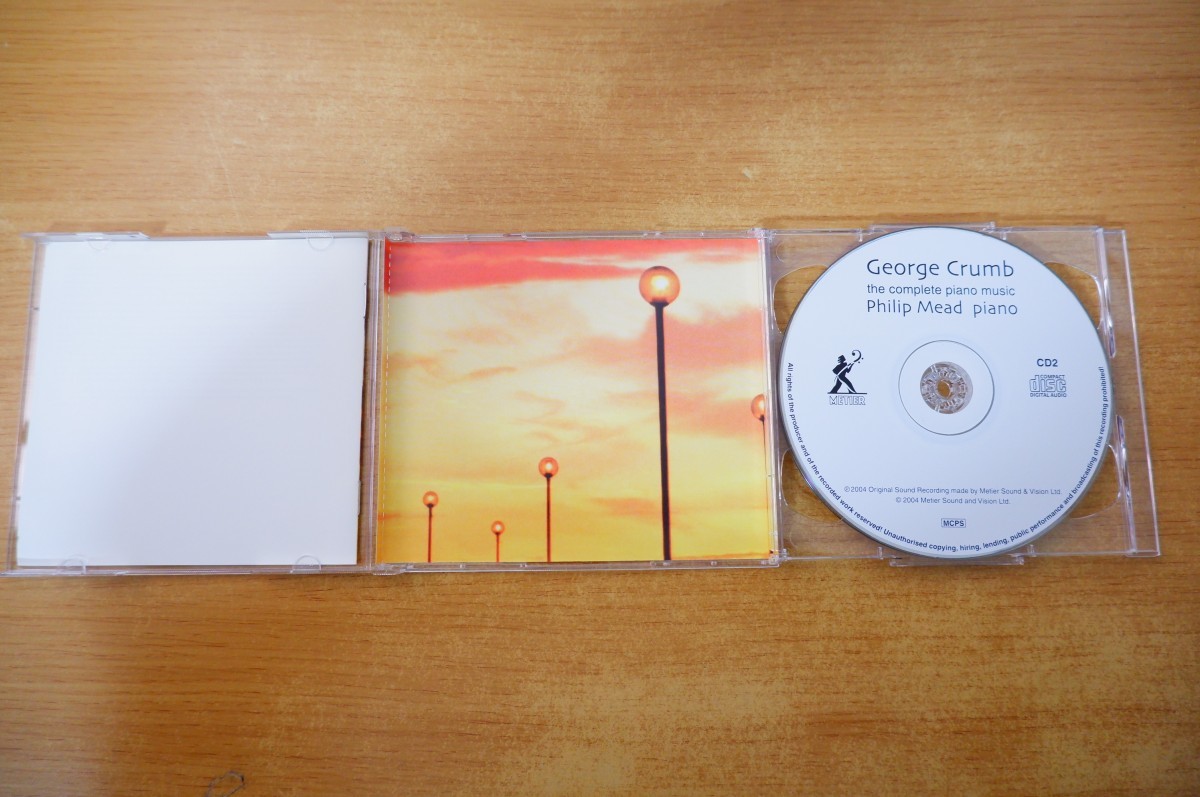 CDk-0856＜2枚組＞George Crumb, Philip Mead / Complete Piano Music_画像4