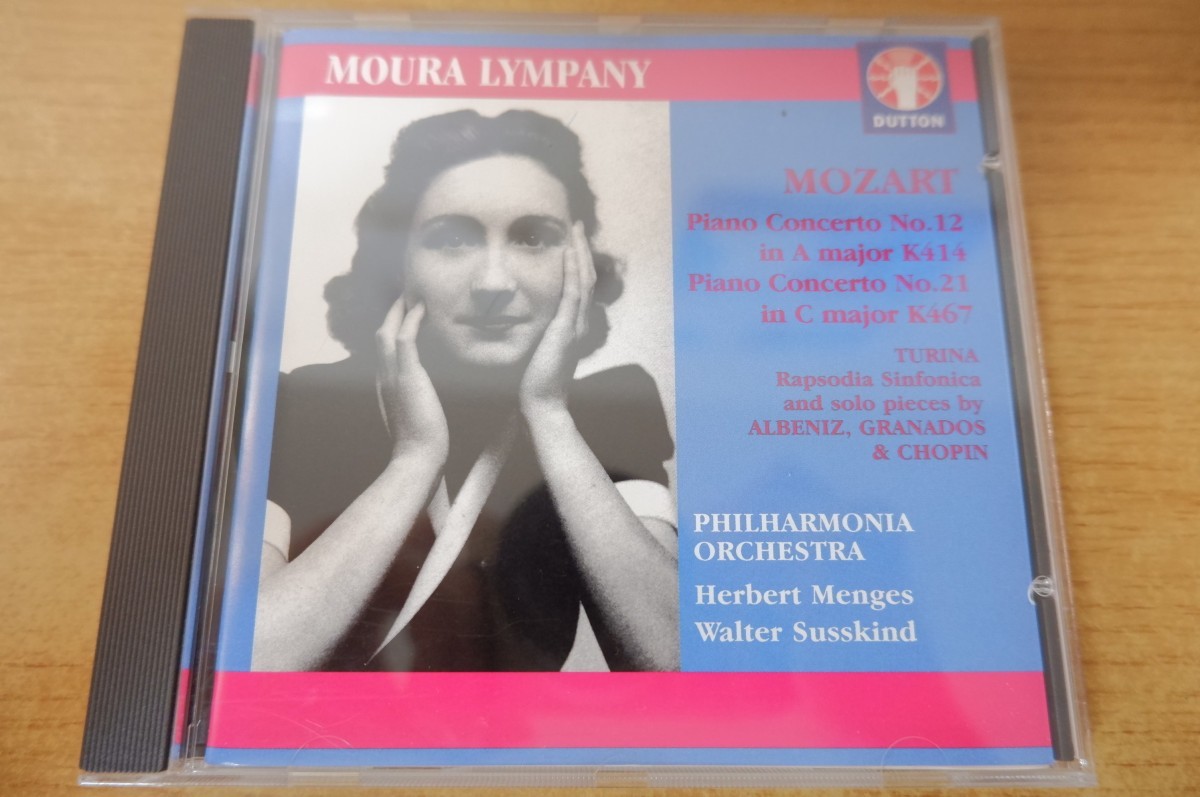 CDk-1171 Moura Lympany / MOZART: Piano Concertos Nos.12 & 21 etc_画像1