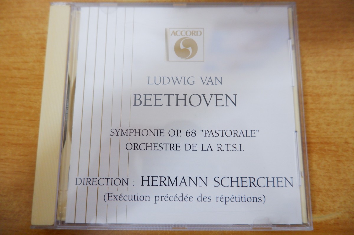 CDk-1490 Ludwig van Beethoven, Orchestre De La R.T.S.I, Hermann Scherchen / Symphonie Op.68 Pastorale_画像1