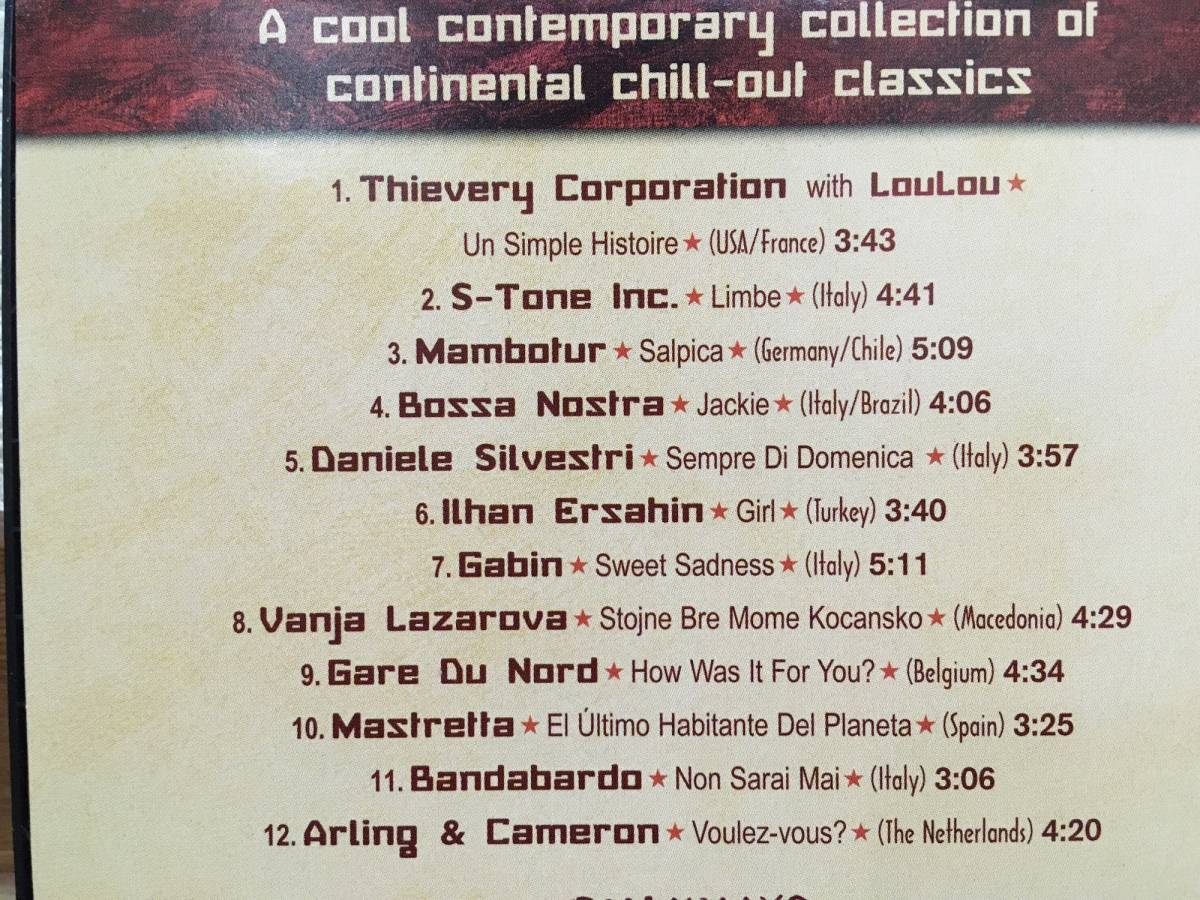 V.A. - Putumayo Presents Euro Lounge 中古CD thievery corporation s-tone inc. mambotur bossa nostra daniele silvestri gabin _画像3