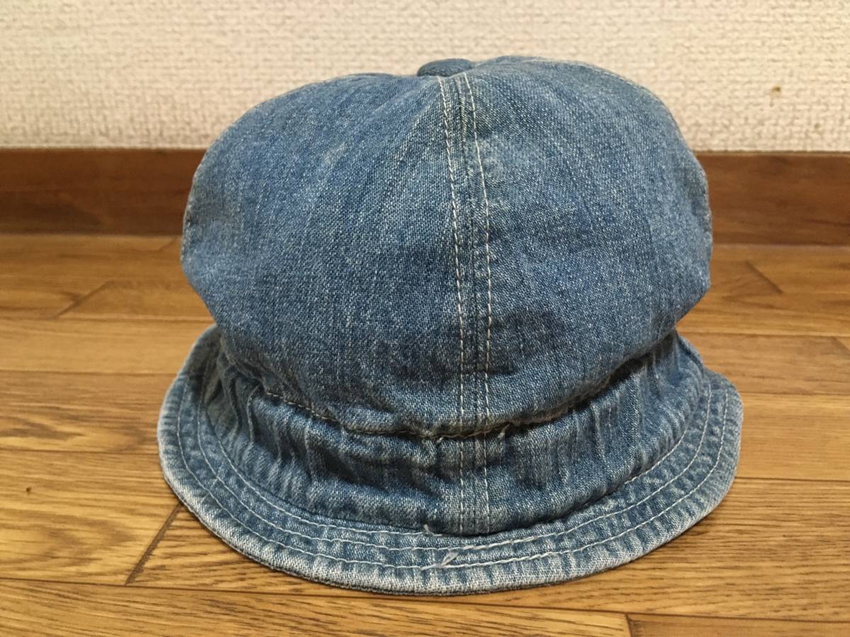 remilla oval denim cap 古着 レミーラ オヴァールデニムキャップ オバールデニムキャップ デニムキャップ キャップ 帽子 デニム_画像4