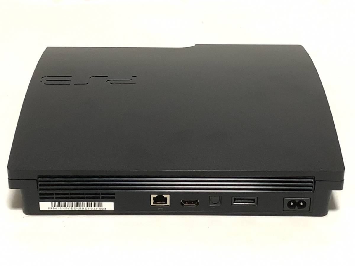 SONY PlayStation 3 CECH-2000A 本体 チャコール・ブラック 120GB FW 3.15 PS 3 プレステ 3 プレイステーション 封印シールあり 動作確認済_画像7