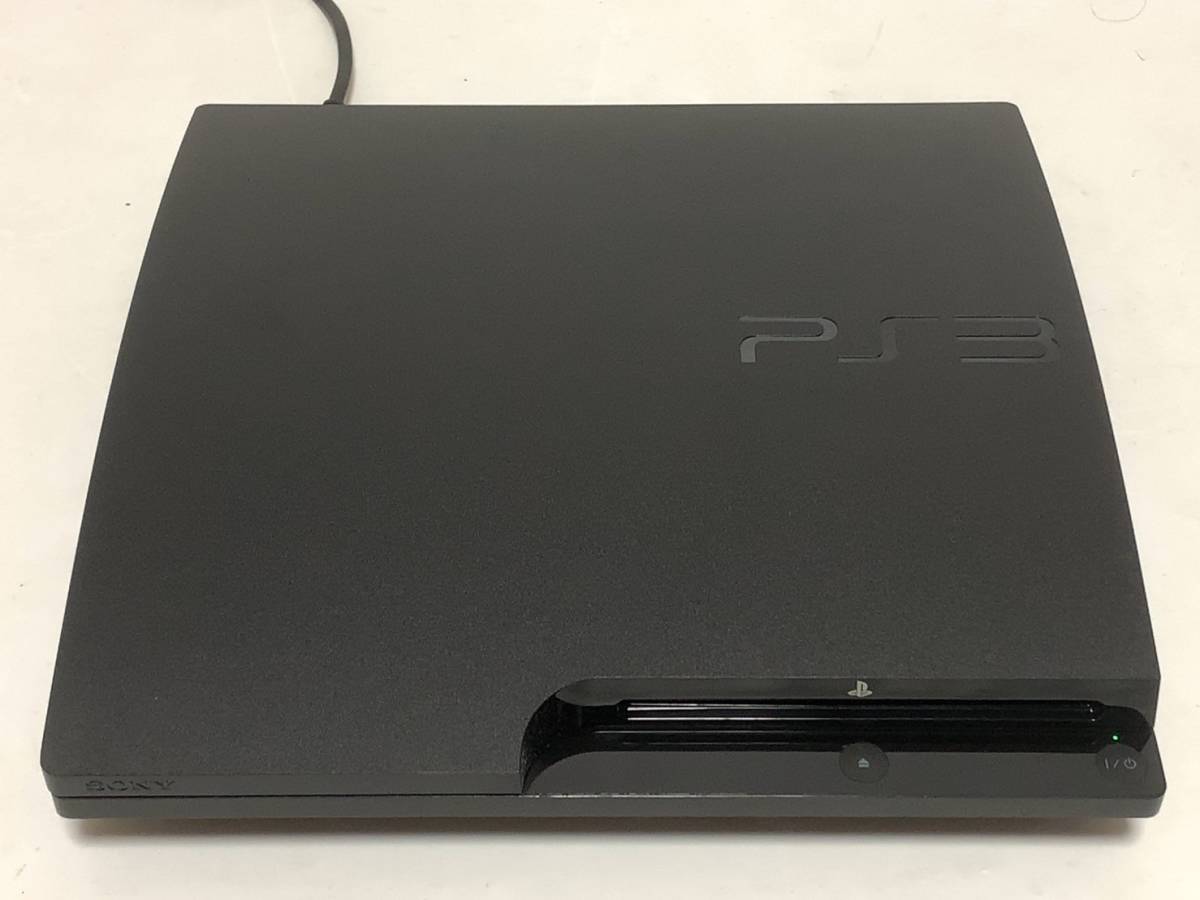 SONY PlayStation 3 CECH-3000A 本体 チャコール・ブラック 160GB FW 4.87 PS 3 プレステ 3 プレイステーション HDDあり 動作確認済_画像2