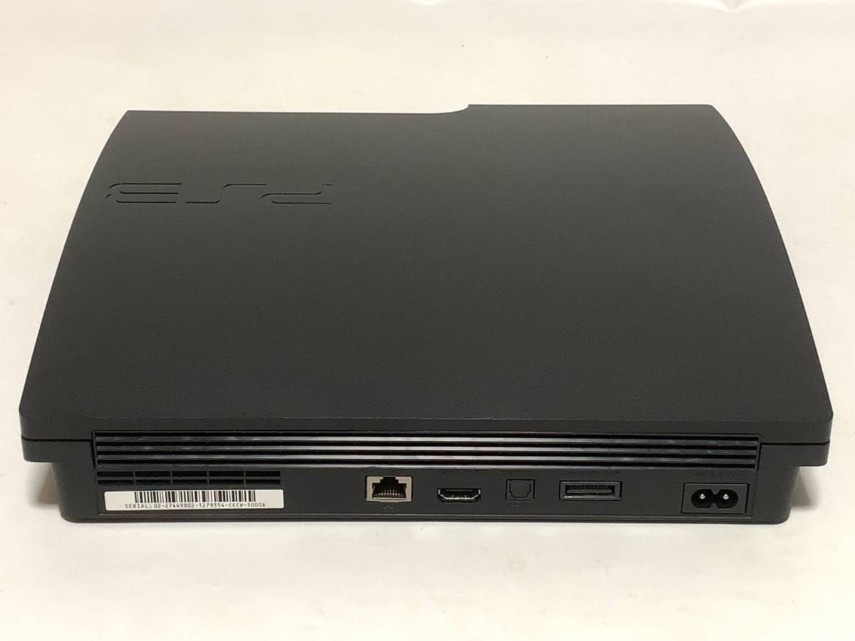 SONY PlayStation 3 CECH-3000A 本体 チャコール・ブラック 160GB FW 4.87 PS 3 プレステ 3 プレイステーション HDDあり 動作確認済_画像6