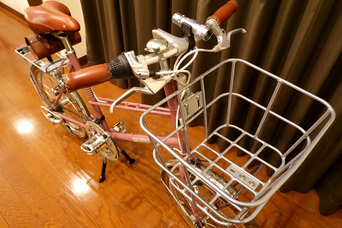 BRUNO ブルーノ　ミニベロ　ROAD MIXTE　街乗り・買い物用仕様　【美品】【引取り限定】_画像3