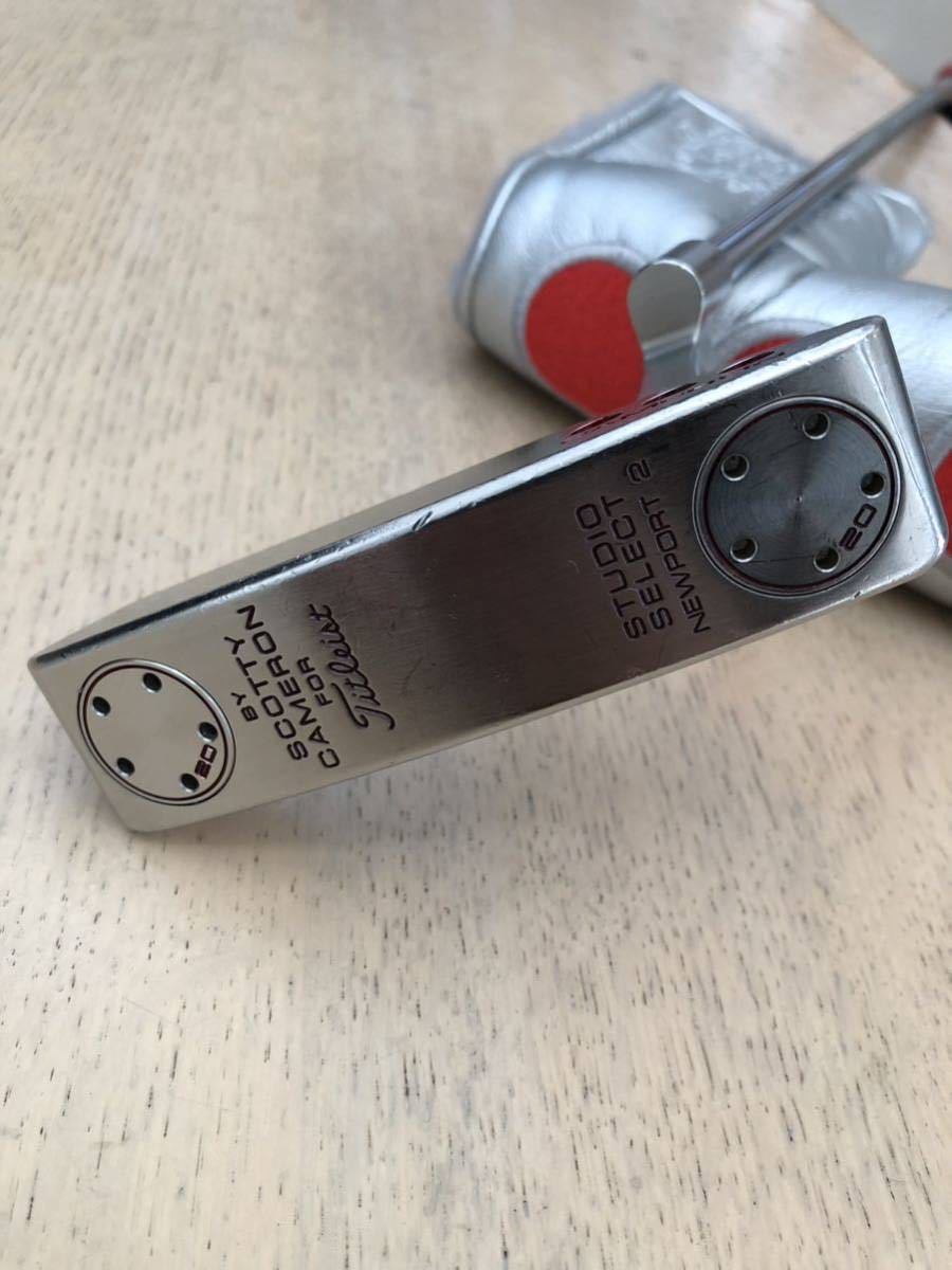 Scotty Cameron スコッティキャメロン スタジオセレクト ニューポート2 350G 33インチ 正規品 美品_画像10