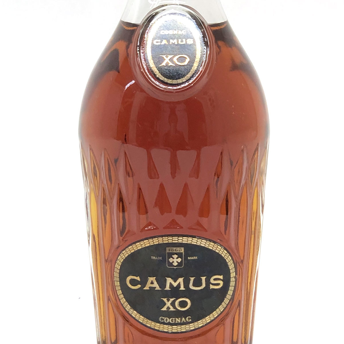 【CAMUS X.O./カミュ XO】ロングネック スリムボトル コニャック ブランデー 700ml 40％ 古酒/未開栓_画像2
