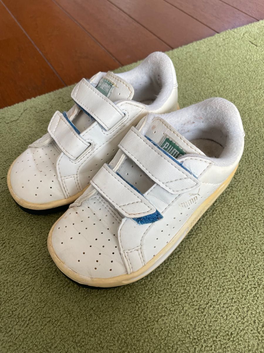 ★古着　ビンテージ　プーマ　PUMA キッズ用　子供　　サイズ14 希少品　まだまだ使用可能 キッズシューズ