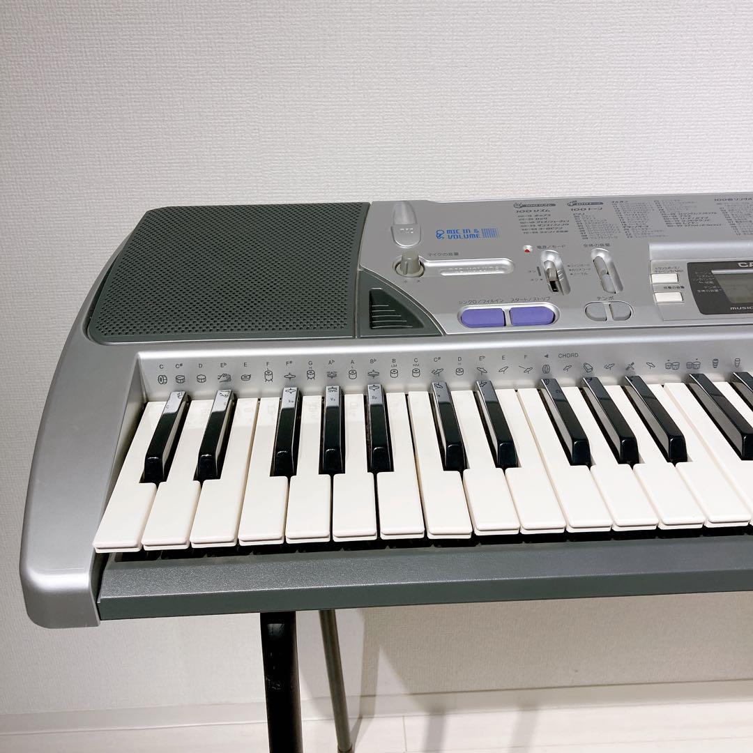 美品 CASIO カシオ CTK-496 純正スタンド付属 電子キーボード 美品 CASIO カシオ CTK-496 純正スタンド付属 電子キーボード