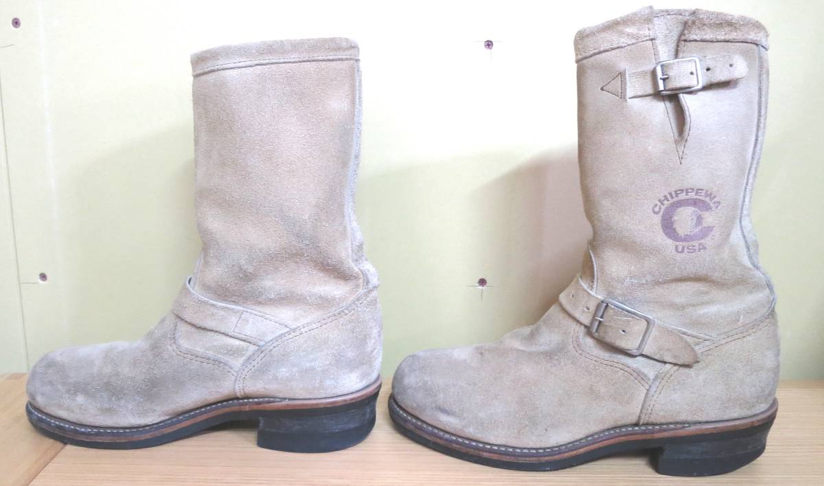 CHIPPEWA チペワ スエード エンジニア ブーツ 76474 7.1/2E MADE IN