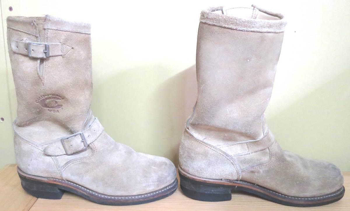 CHIPPEWA チペワ スエード エンジニア ブーツ 76474 7.1/2E MADE IN