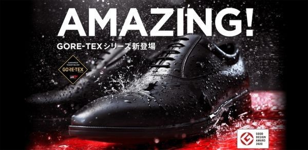 箱付き新品★アシックス/texcy luxe/テクシーリュクス【25.5 EEE/黒】GORE-TEX/ゴアテックス/本革ストレートチップ/dress shoes◆TU8002