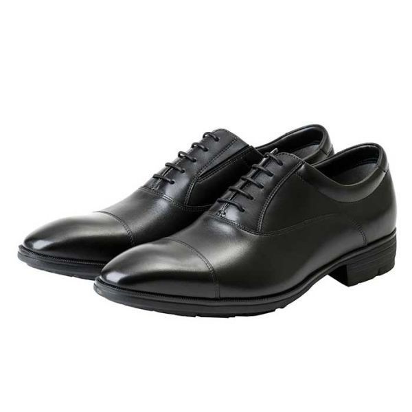 箱付き新品★アシックス/texcy luxe/テクシーリュクス【26.5 EEE/黒】GORE-TEX/ゴアテックス/本革ストレートチップ/dress shoes◆TU8002_画像2