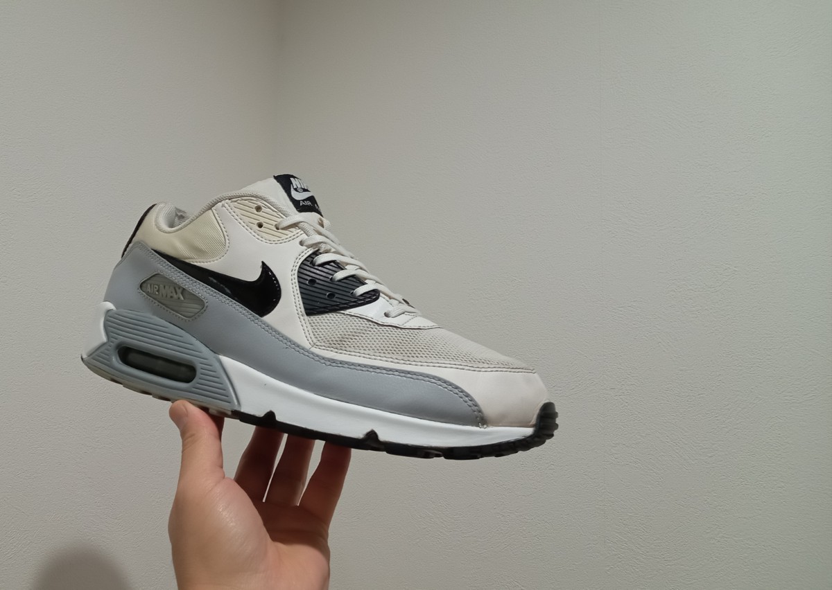 6R2【特価/Used/完売モデル】NIKE W AIR MAX 90 ESSENTIAL WHITE/BLACK/Jordan sb force atmos AIRMAX dunk acg supreme 1 2 4 95 97 90 _画像2