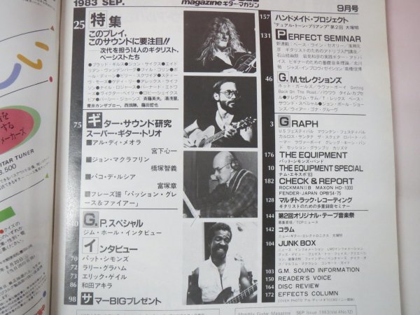 65967■Guitar magazin ギターマガジン 1983 9月号の画像3