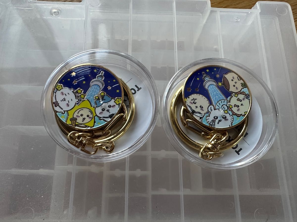 ちいかわ スカイツリーコラボ メダルキーホルダー 全2種セット 星ふる ちいかわ スカイツリーコラボ メダルキーホルダー 全2種セット 星ふる