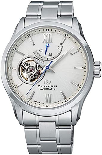 ORIENT(オリエント) オリエントスター RE-AT0003S00B ホワイト 自動巻き 手巻き機能 メンズ腕時計 オープンハート 50時間パワーリザーブ