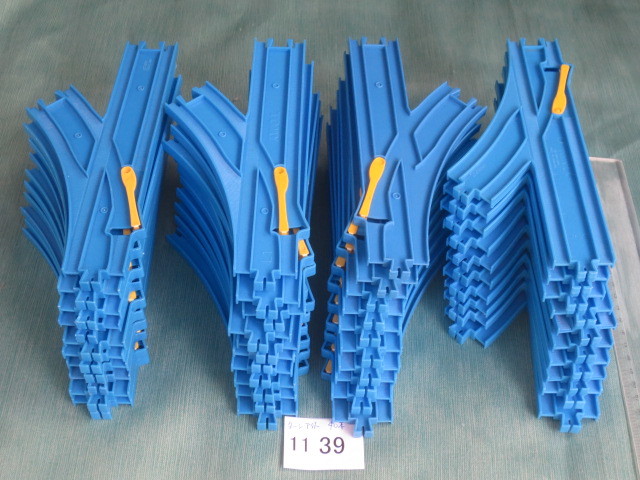 □中古 プラレール 大量出品 線路 ターンアウトレール 40本 1139
