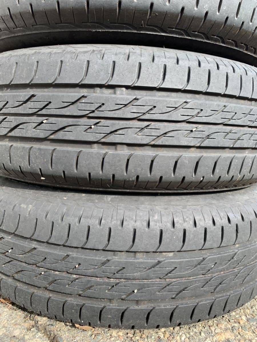 タイヤ　ホイール付き　155/65R13　モコ　ブリヂストン ネクストリー　直接引取りのみ石川県より_画像5