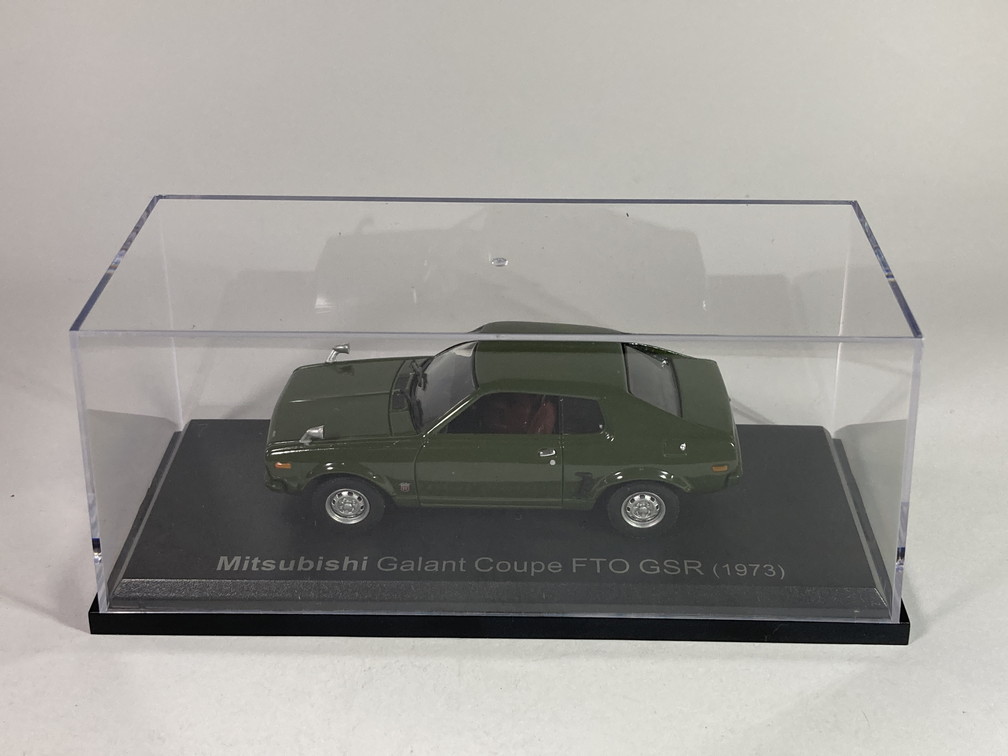 三菱ギャランクーペ Mitsubishi Galant Coupe FTO GSR (1973) 1/43 - アシェット国産名車コレクション Hachette_画像9