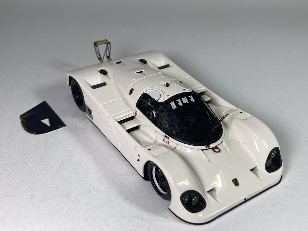 [ジャンク] ポルシェ Porsche 962 GTi RLR 1990 1/43 - メイクアップヴィジョン Make Up Vision_画像9